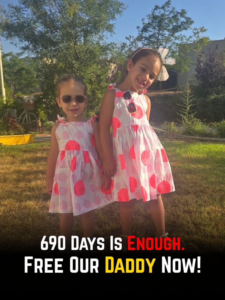 690 days is enough! Free Roni and Alma’s daddy NOW!