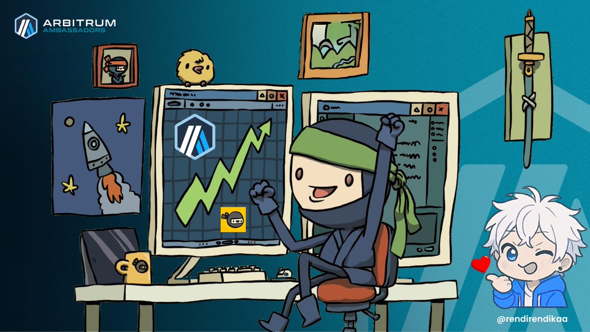 DearWNI_'s tweet image. Kenapa Ninja Squad $NST Bisa Tumbuh Super Cepat di Arbitrum? 

Jawabannya: Karena Teknologi yang Bikin Semua Jadi Lebih Mudah &amp;amp; Murah!🔥

Ninja Squad kini punya 150.000+ pengguna aktif tiap bulan. Bukan kebetulan, ini karena mereka pakai Arbitrum, solusi Layer 2 di Ethereum yang…