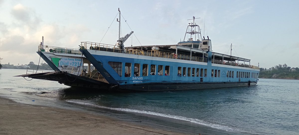 FerryKenya's tweet image. Four ferries are at your service at the Likoni channel.
SAFETY TIP;
1. Embark/disembark aboard as directed by our marshals.
2. Do not sit, lean or stand on the guard railings
Safe sail.
#ferrykenya #likoniferry  #PSSDTransport #Kenya_Ports #kmakenya #TransportKE #ntsa_kenya