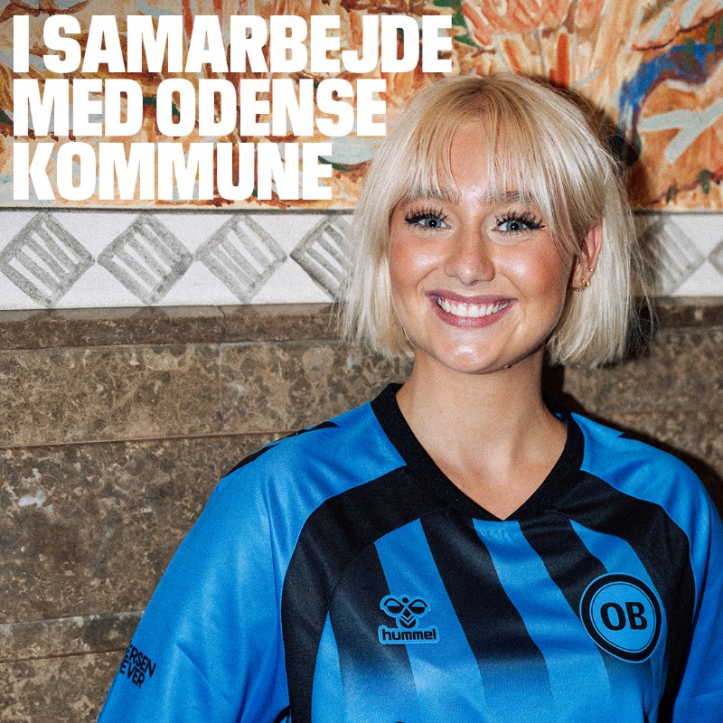 🇩🇰 Odense Boldklub 2025 special edition kit x Hummel. 

👉 Marking 150 years since Hans Christian Andersen’s death, the shirt features wavy black and blue stripes and promotes community &amp; well-being among children and youth. 

Part of the proceeds will go to charity.