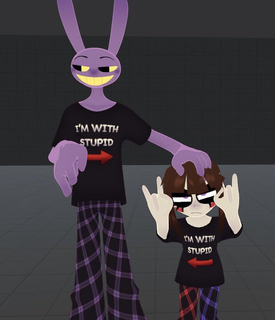 Gamer_chipss's tweet image. How ep 6 should’ve ended #TheAmazingDigitalCircus #TADC #funnybunny #Pomni #jax #JaxxPomni #vrchat #sleepover