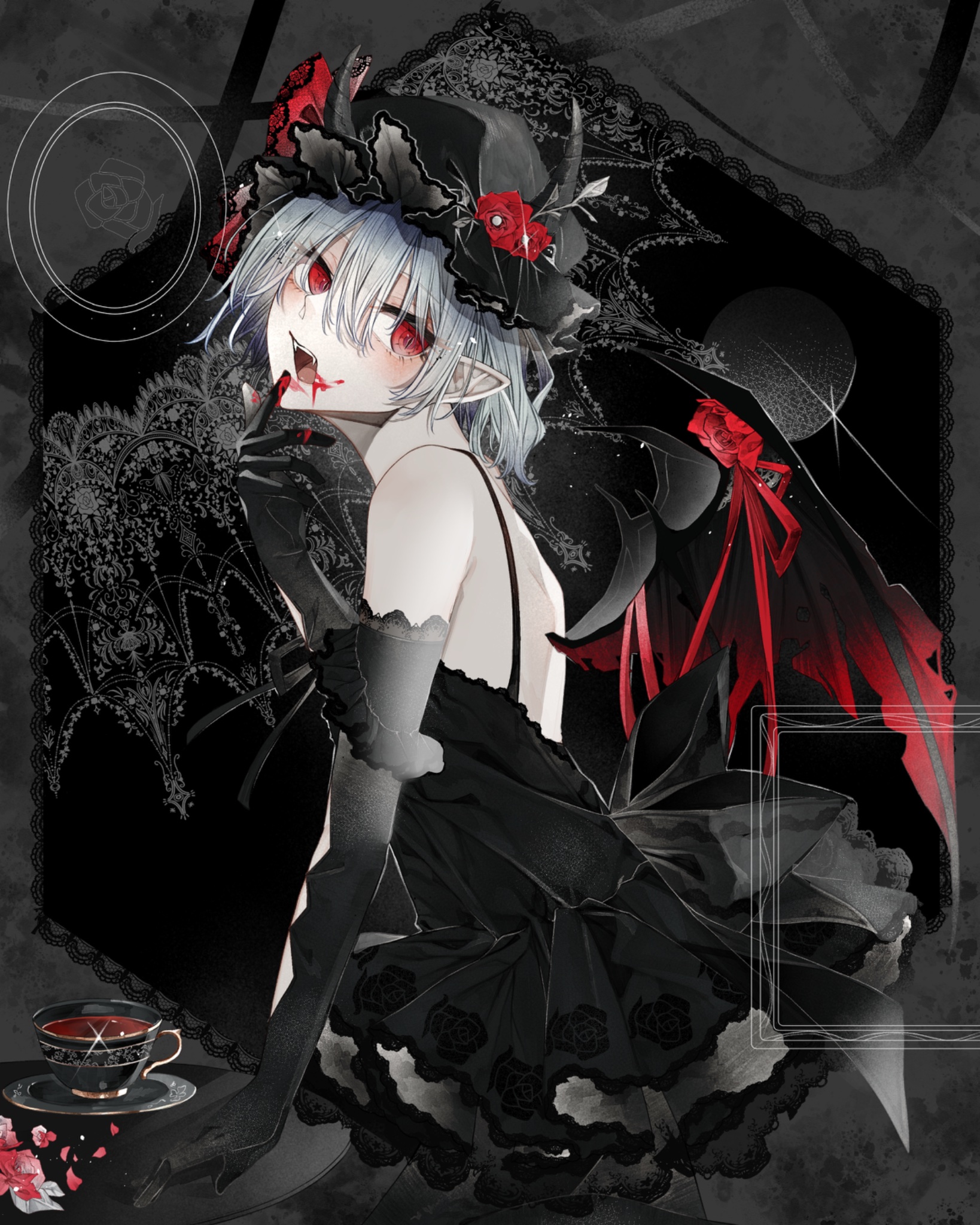 東方project レミリア・スカーレット 東方Project × Aplebrute 日傘 レミリア・スカーレットver
