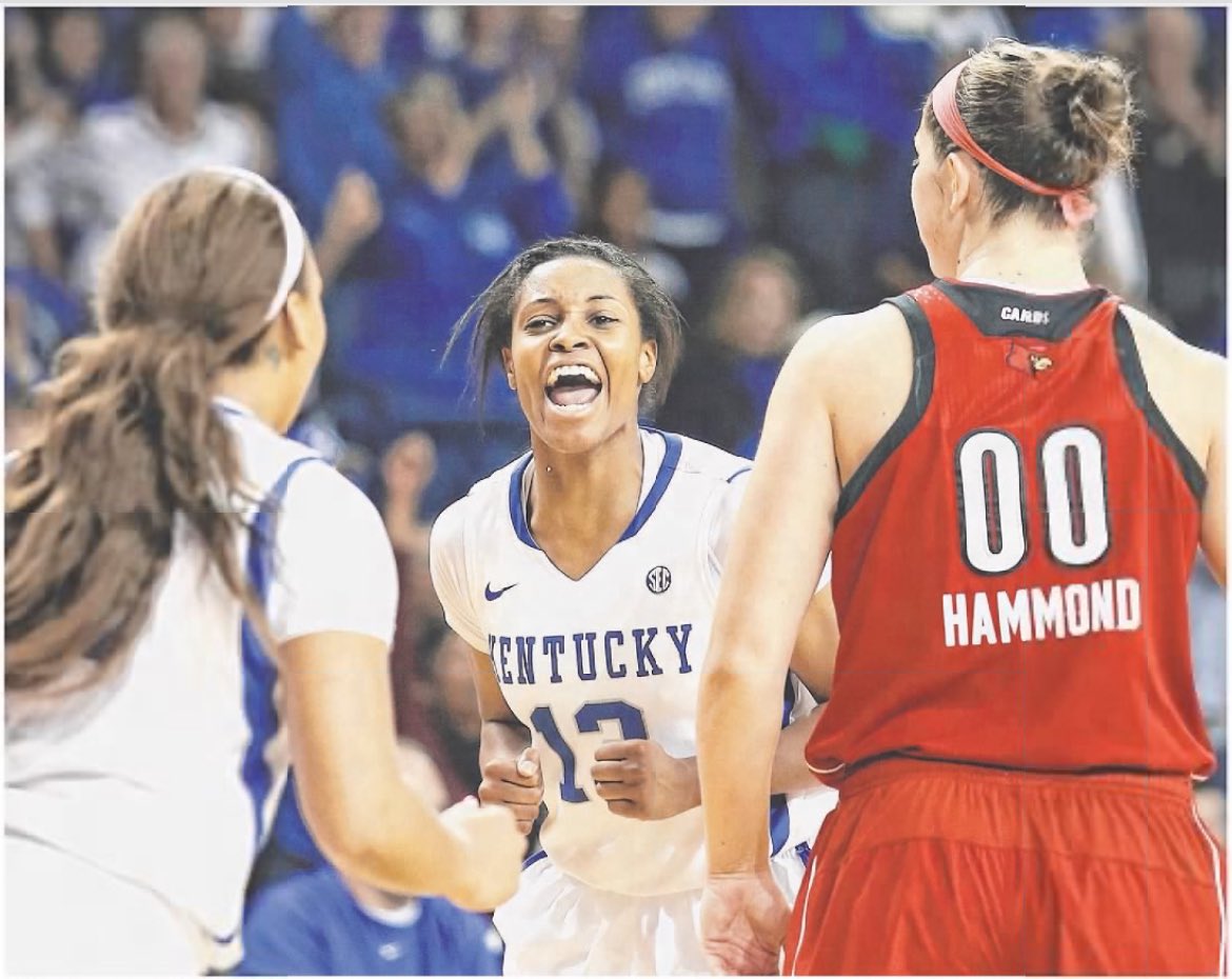 Corey Price (@coreyp08) on Twitter photo 69 days until the start of <a href="/KentuckyWBB/">Kentucky Women’s Basketball</a>!
On December 1st, 2013, #7 Kentucky defeated intrastate rival #3 Louisville 69-64 at Historic Memorial Coliseum after trailing the Cardinals by as many as 14 points in the 1st half. DeNesha Stallworth led the Wildcats in scoring with 16 69 days until the start of <a href="/KentuckyWBB/">Kentucky Women’s Basketball</a>!
On December 1st, 2013, #7 Kentucky defeated intrastate rival #3 Louisville 69-64 at Historic Memorial Coliseum after trailing the Cardinals by as many as 14 points in the 1st half. DeNesha Stallworth led the Wildcats in scoring with 16