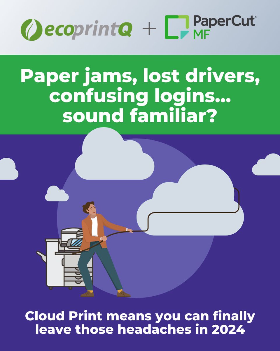 Remember the days of emailing a file to yourself, driving to the office, and hoping the copier gods were on your side? Yeah… those days are over.

Connect with your Channel Manager to learn more.