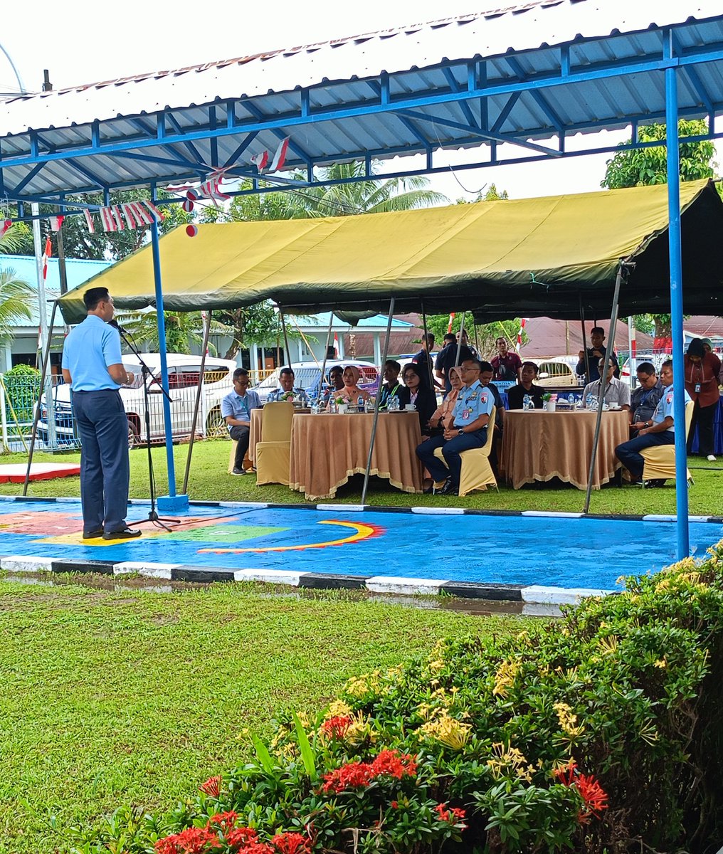 Mohon ijin, 
Sambutan Danlanud PTM.