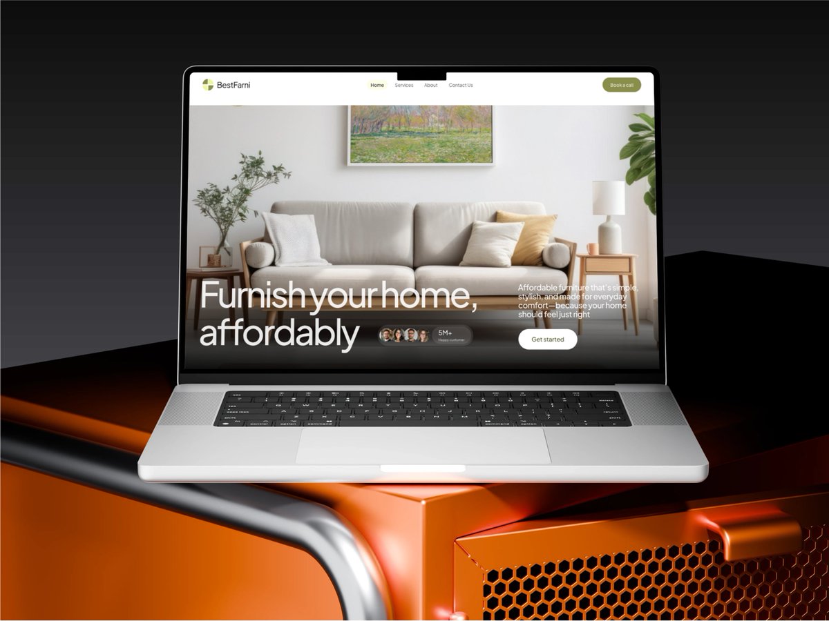 jishad488's tweet image. Just wrapped up a clean &amp;amp; modern website design for BestFurni 🛋️
Focused on minimal aesthetics, easy navigation &amp;amp; a cozy shopping experience.

dribbble.com/shots/26445817…

#UIDesign #UXDesign #WebDesign #Ecommerce #LandingPage #Furniture #InteriorDesign #MinimalDesign #CleanDesign