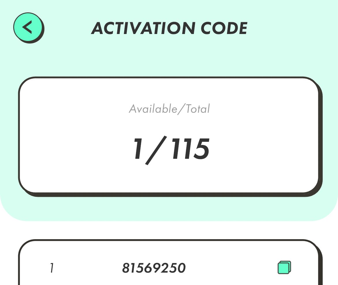 KabuGorillas's tweet image. It’s STEPN activation code.
81569250
#STEPN
#STEPNcode  
#STEPNアクティベーションコード
#stepnactivationcode
