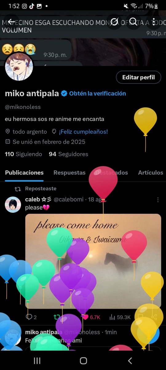 Hola diganle feliz cumple a la chabona más inactiva de la historia