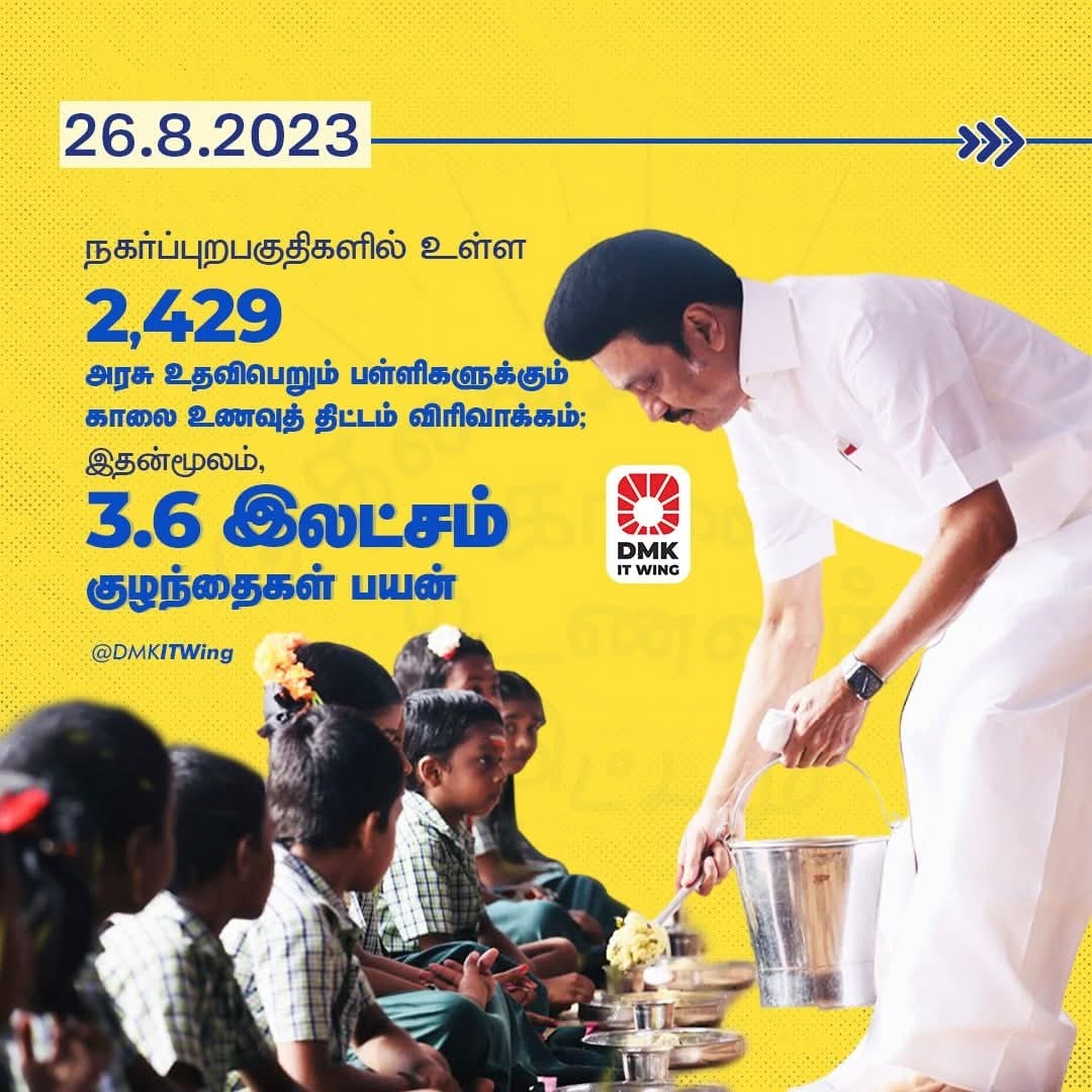 Kovai_Mano's tweet image. மனநிறைவான நாள் ❤️

#CMBreakfastScheme #TNBreakfastScheme