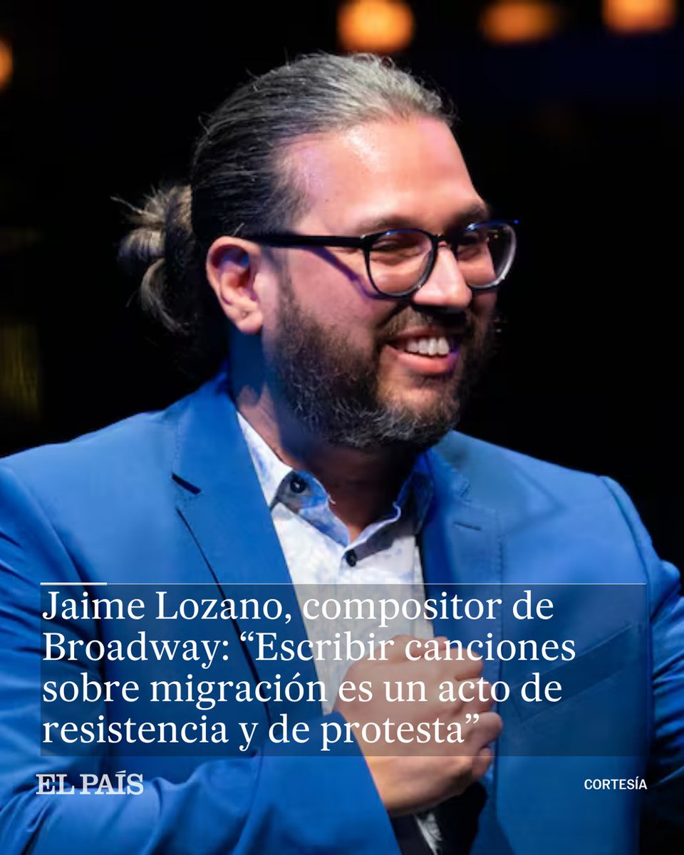 💬 🇲🇽 #Entrevista | Jaime Lozano nunca imaginó que dejaría su “ranchito” para terminar componiendo en Broadway.

De niño soñaba con ser criminólogo, hasta que la música se cruzó en su camino

🖋 <a href="/marisol_jmz/">Marisol Jiménez</a>
🔗 tinyurl.com/murx9vaz