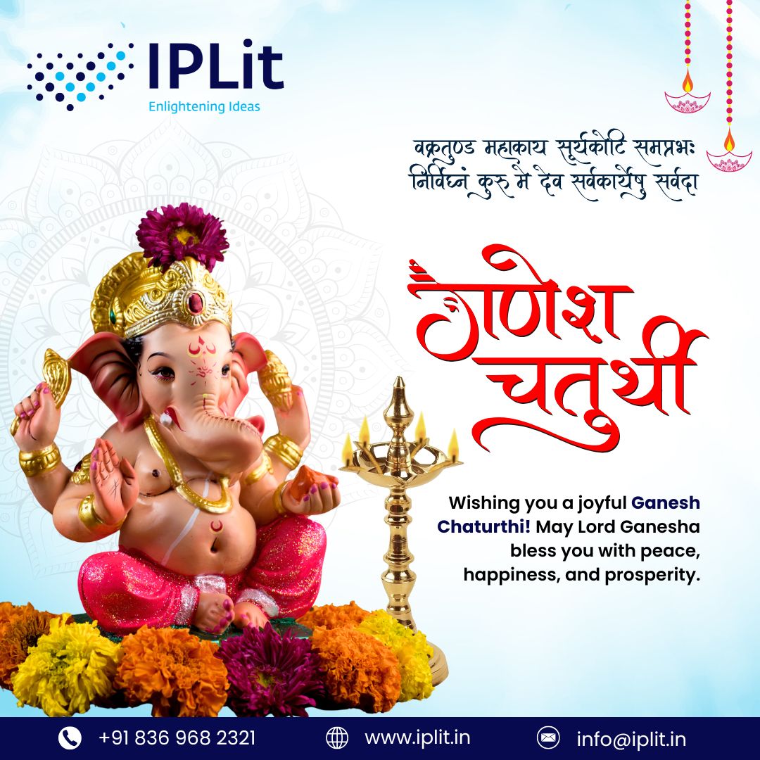 🌸🐘✨ On this auspicious occasion of Ganesh Chaturthi, may Lord Ganesha remove all obstacles and bless you with peace, happiness, and prosperity. Wishing you and your family joy and success. 🙏💫

📞 +91 836 968 2321
🌐 iplit.in
📧 info@iplit.in
#GaneshChaturthi