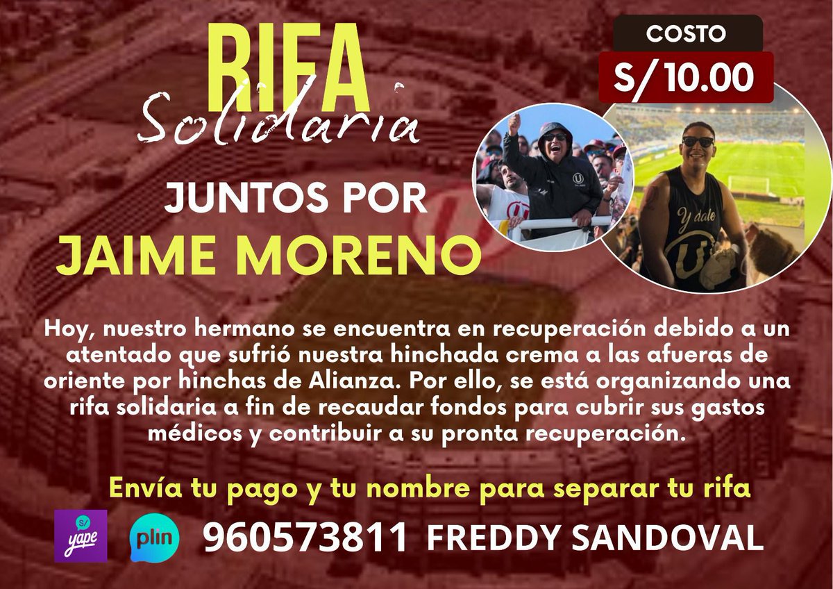 Apoyen a los cremas.