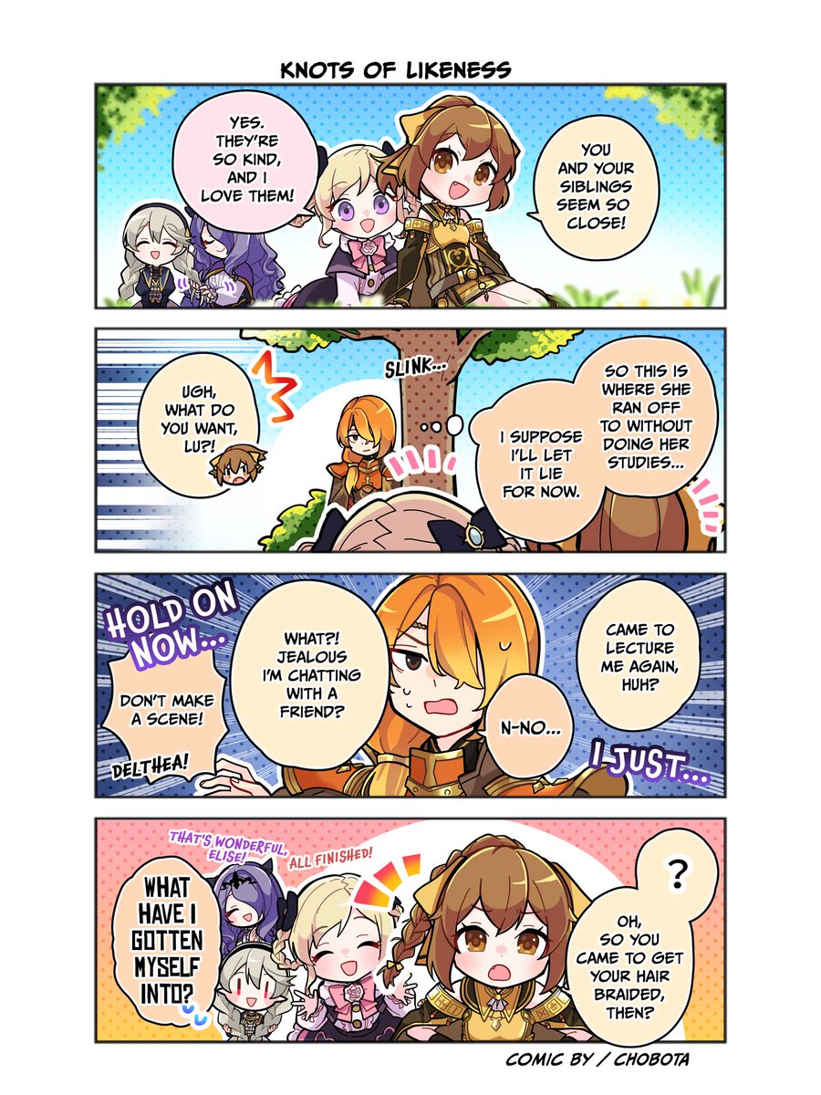 The latest installment of A Day in the Life, the #FEHeroes online manga, is now available!

←Read comic right to left