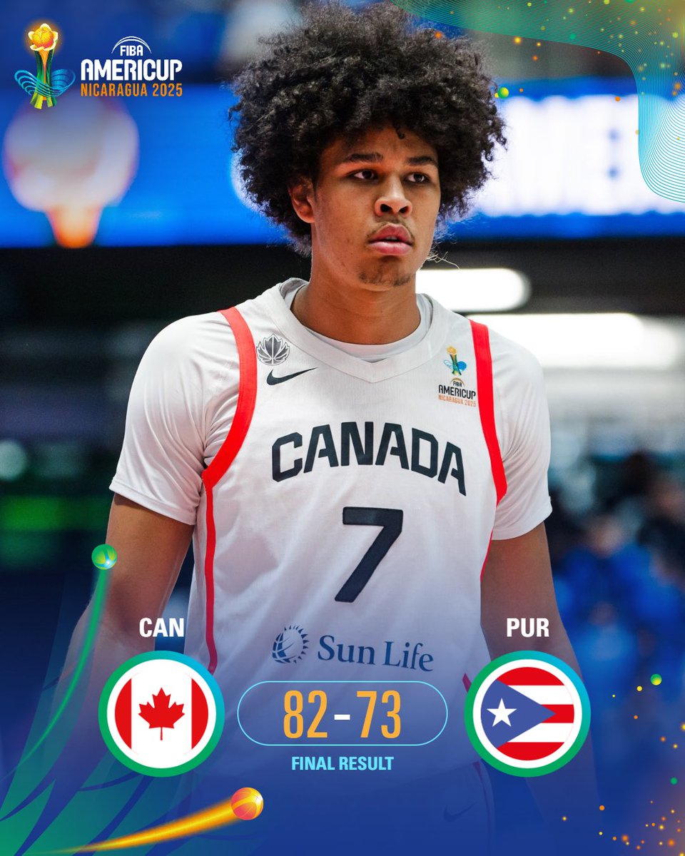 Canada comes out on top against Puerto Rico 🇨🇦🔥🌟

#AmeriCup <a href="/CanBball/">Canada Basketball</a>