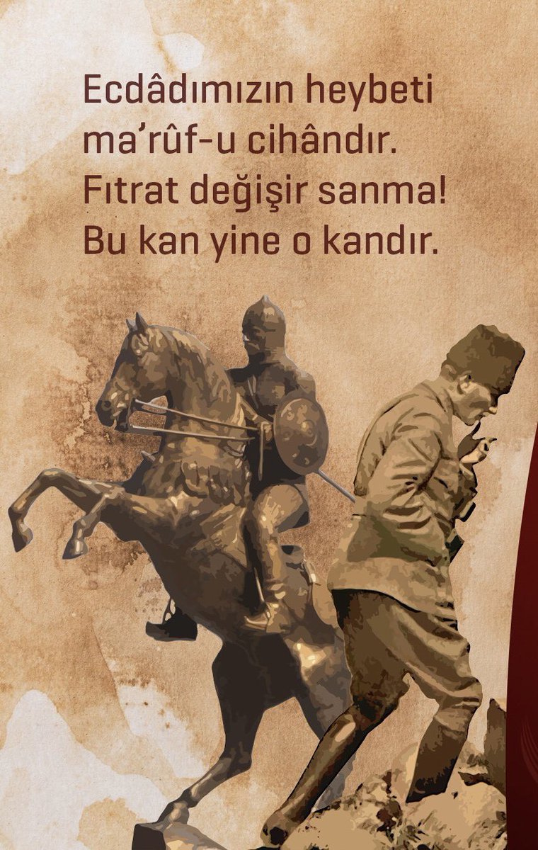 İki Büyük #Türk Komutanı
1071'de Anadolu'yu Türk yurdu yapan #SultanAlparslan'dan 1922'de Türk'ün vatanını kurtaran Gazi Mustafa Kemal #ATATÜRK'e
Şanlı Türk tarihinde #26Ağustos Zafer Günü'dür Kut'lu Olsun! şehitlerimizin ruhları şad mekanları cennet olsun inşallah.
 #Kocatepe
