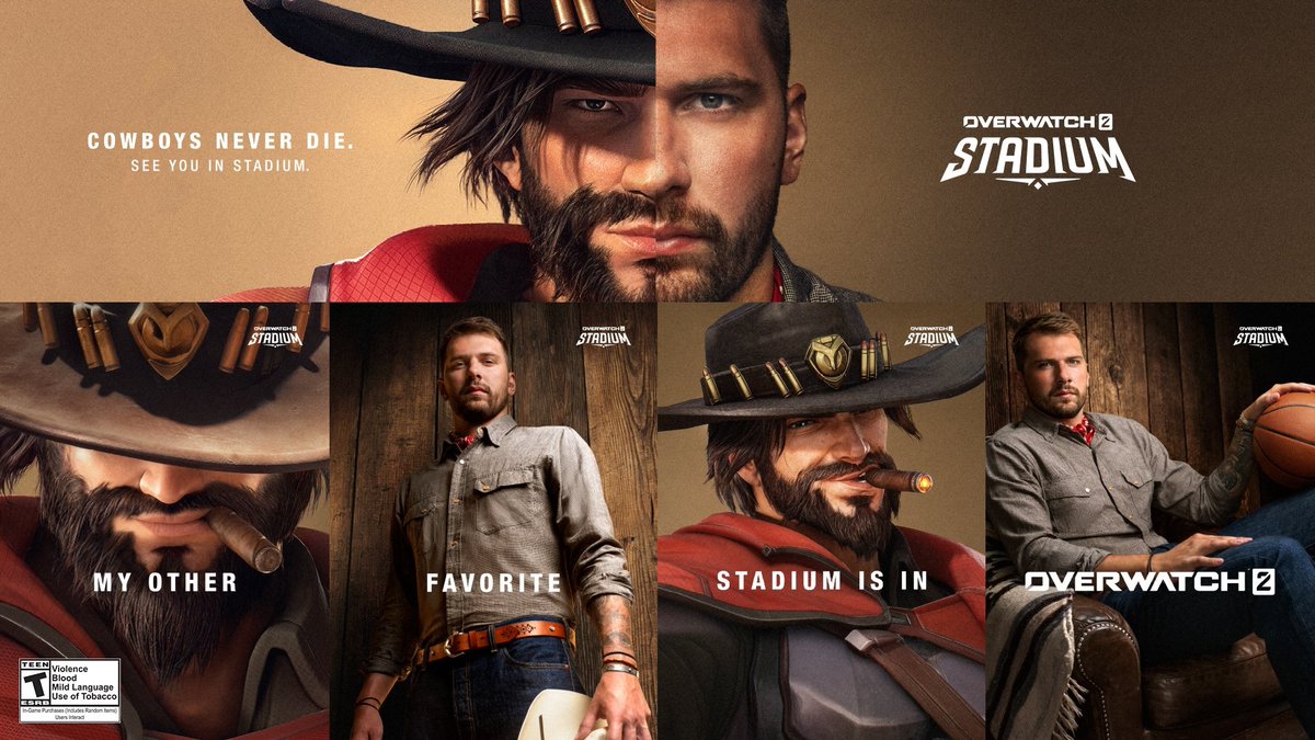 Cowboys never die..
NBA 스타 루카 돈치치가 #오버워치2 18시즌에 합류했습니다
루카 전용 보상 및 직접 디자인한 스타디움 빌드가 18 시즌 시작과 함께 공개됩니다. 내일, 직접 확인해보세요🏀