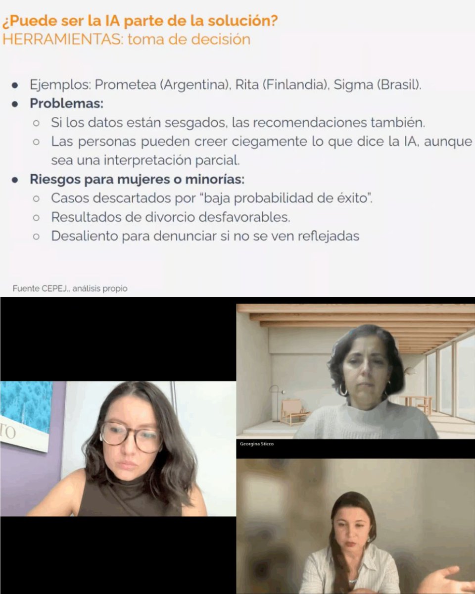 ⚖️🤖 En la III Jornada de Reflexión de <a href="/conamaj/">CONAMAJ</a>, dialogamos sobre los retos y oportunidades de la #IA en la #JusticiaAbierta y su potencial para mitigar desigualdades de género en el ámbito judicial.
Conoce más en nuestro blog 👉 bit.ly/4mJTrj6