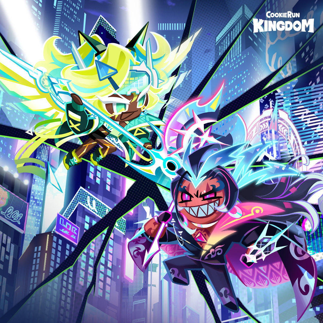 The Virtual Genesis &amp; Ruin of Awakened Golden Cheese Cookie and Burning Spice Cookie! 🌌
Check out the new Legendary Costumes in the next update! ✨

🏛️ Guild Siege: Fortress in Flames
🍴 Doughael
🧊 Menthol Cookie
🫧 Seltzer Cookie
👚 2 New Legendary Costumes
⚔️ MyCookie