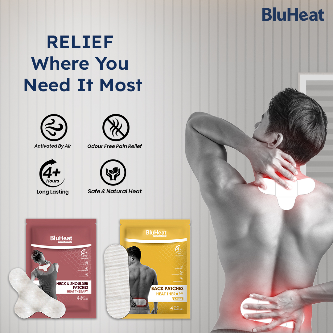 nysh_in's tweet image. Pain doesn’t wait, neither should your relief. Apply. Relax. Recover.

#BluHeat #BackPatch #ShoulderPatch #PainReliefMadeEasy