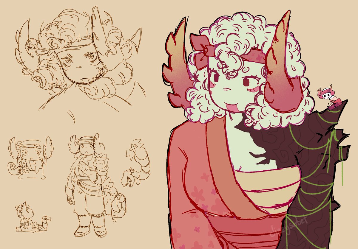 Finally drawing her again..  hi vinestaff…
#phightingart