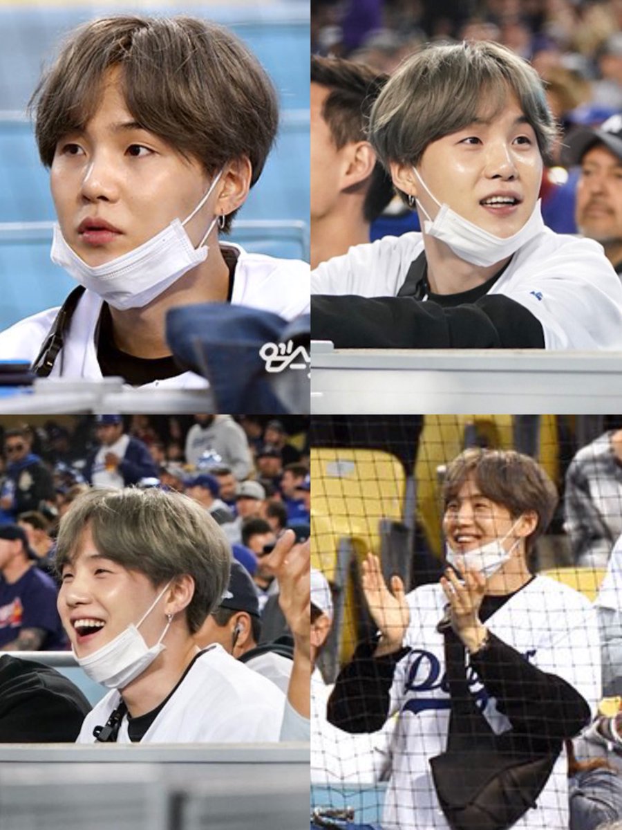 Thinking about La dodgers yoongi and how good and precious he looked that day 🥹