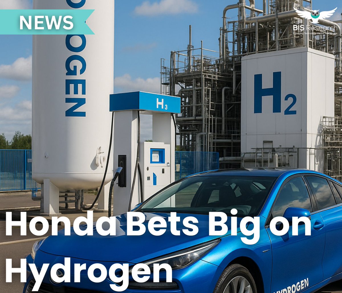 Honda launches the CR-V e:FCEV combining hydrogen fuel-cell and plug-in hybrid tech. Offering 270-mile range, 174 hp &amp; bi-directional charging it strengthens <a href="/Honda/">Honda</a> zero-emission mobility roadmap.

#Honda #GreenTech #sustainabletransport #nextgeneration #Automotive #carbonneutral