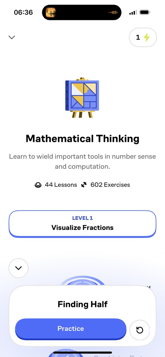 devadam88's tweet image. Day 86 of #100DaysOfMath

Back on with the morning math sessions after another break. 

Started a new course on Brilliant - Mathematical Thinking.