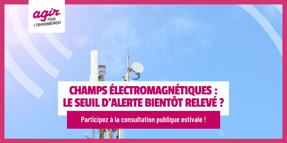Exposition aux champs électromagnétiques des antennes relais… Tout augmente !
r.mailing2.agirpourlenvironnement.org/mk/mr/sh/28xHB…