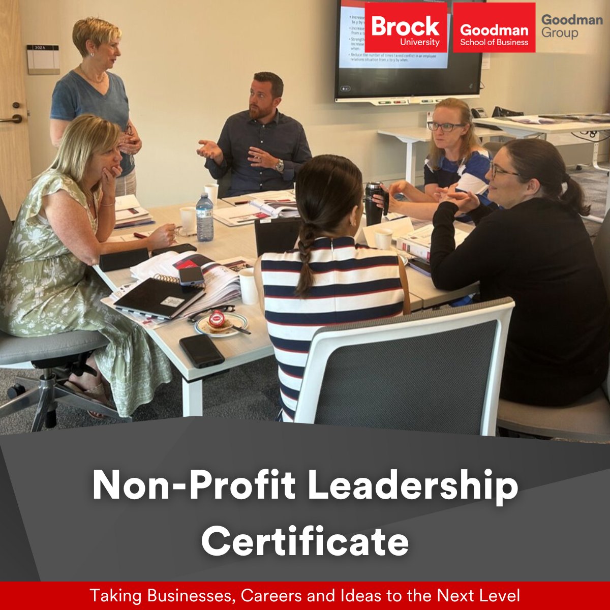 Only a few seats remain Non-Profit Leadership Certificate Program, filling up fast.
Hybrid format (Oct. 27–Nov. 26)
Practical tools, simulations, and hands-on learning
Level up, lead stronger, and make an impact.
Enroll with your team by Sept. 29
brocku.ca/goodman-group/…