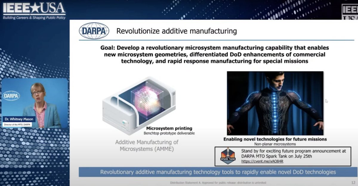 CorinneNokel's tweet image. #DARPA Useful Crazy!

Next Gen Microelectronics #AMME

Sabrina. Wallace

Mems, Darpa MTO &amp;amp; LAWS updates
odysee.com/@Psinergy:a/Me…