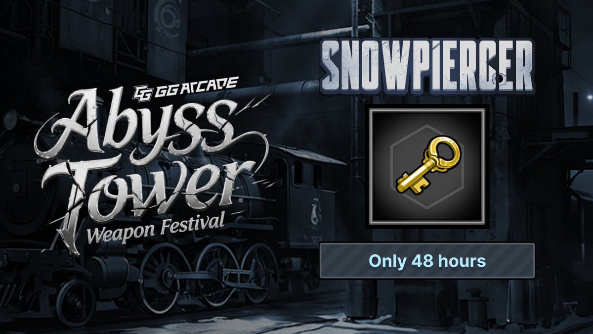 GoodGame Arcade (@xgoodgamearcade) on Twitter photo 🏯 Abyss Tower Weapon Festival — 48H Only!
Show off your top weapon combo. Earn Golden keys. 
🔁 QT this post with: ⚔️ Your favorite combo 🧠 Strategy brief + 🆔 TID
👍 1 like from your post = 1 Golden Key 🎁 
⏳ Only 48 hours! 🏯 Abyss Tower Weapon Festival — 48H Only!
Show off your top weapon combo. Earn Golden keys. 
🔁 QT this post with: ⚔️ Your favorite combo 🧠 Strategy brief + 🆔 TID
👍 1 like from your post = 1 Golden Key 🎁 
⏳ Only 48 hours!