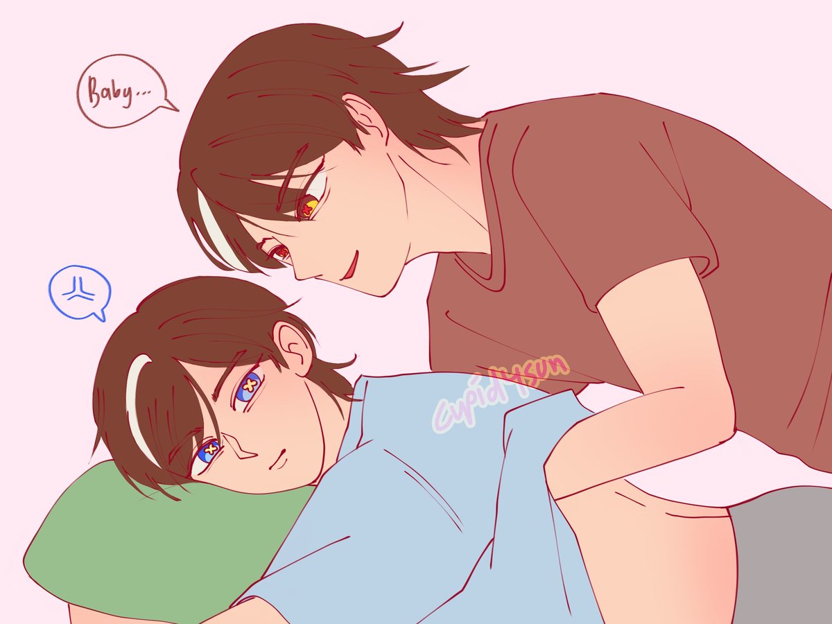 cw // boicest gensop glasup suggestive (?)

lagi mau manja........ katanya.