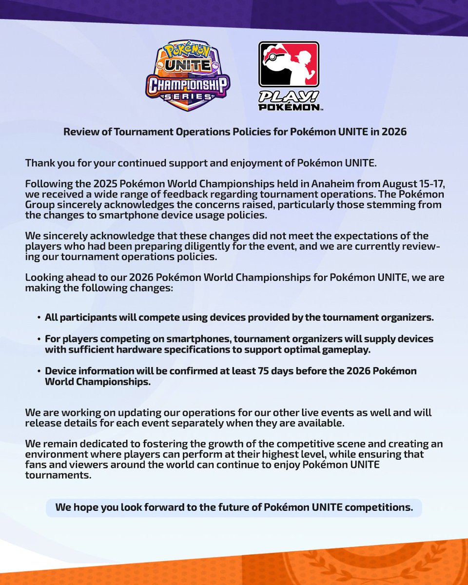 Pokémon UNITE Championship Series (@uniteesports) on Twitter photo 