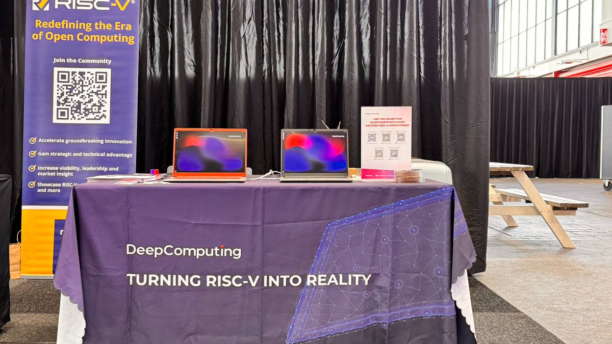 Ready for Day 2 at #OSSummit EU!
Come visit DeepComputing Booth B15 and explore our latest RISC-V innovations. 🚀

#riscv #OpenSource