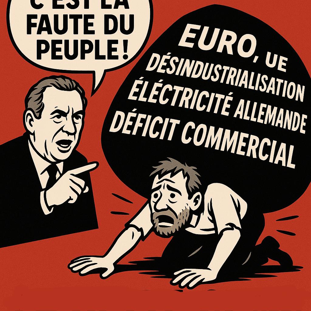 Bayrou accuse les Français d’avoir "consommé" la dette. Ah bon ? 
La dette c'est :
💥 l’euro surévalué pas le peuple
💥 l’UE libre-échangiste pas la sécurité sociale
💥 la désindustrialisation pas le smicard
💥 le marché européen de l'énergie et pas ceux qui ne pissent pas dans