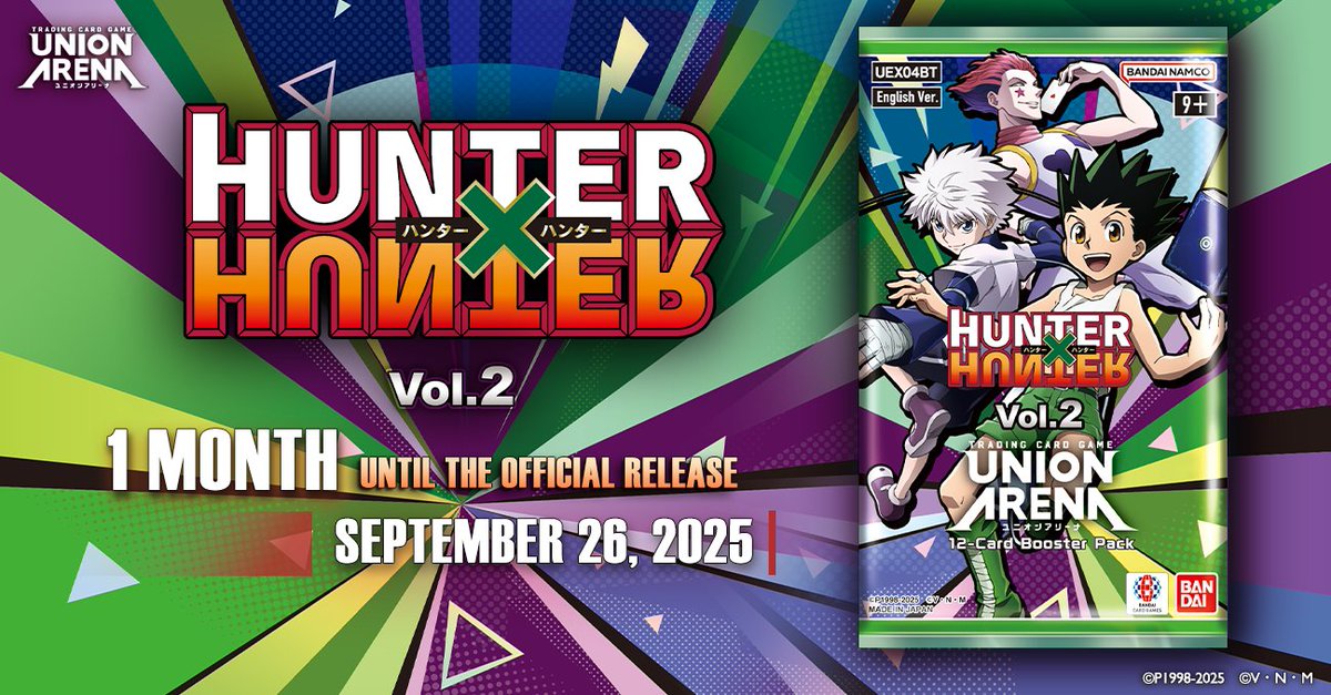 union arena hunter x hunter booster box english Bleecker Trading