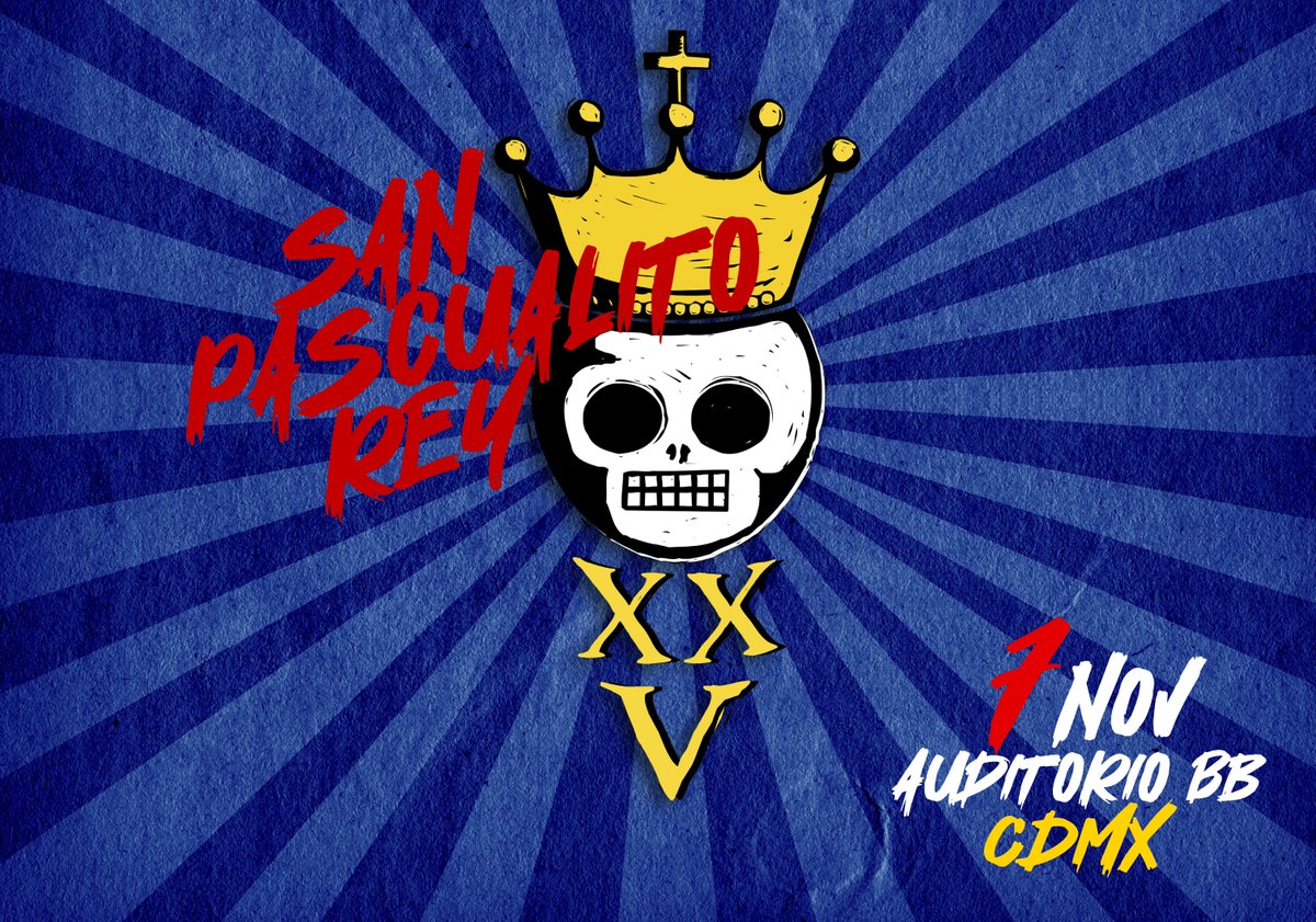Previo a su pausa indefinida y celebrando 25 años de trayectoria, <a href="/sanpascualitor/">San Pascualito Rey</a> se presentará en el Auditorio BB en noviembre.

🎟🎟: n9.cl/boletos-spr

#SanPascualitoRey #AuditorioBB #XXVAños