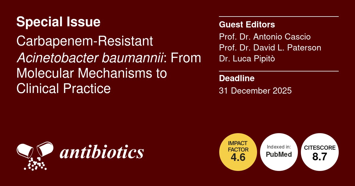 Antibiotics MDPI tweet media