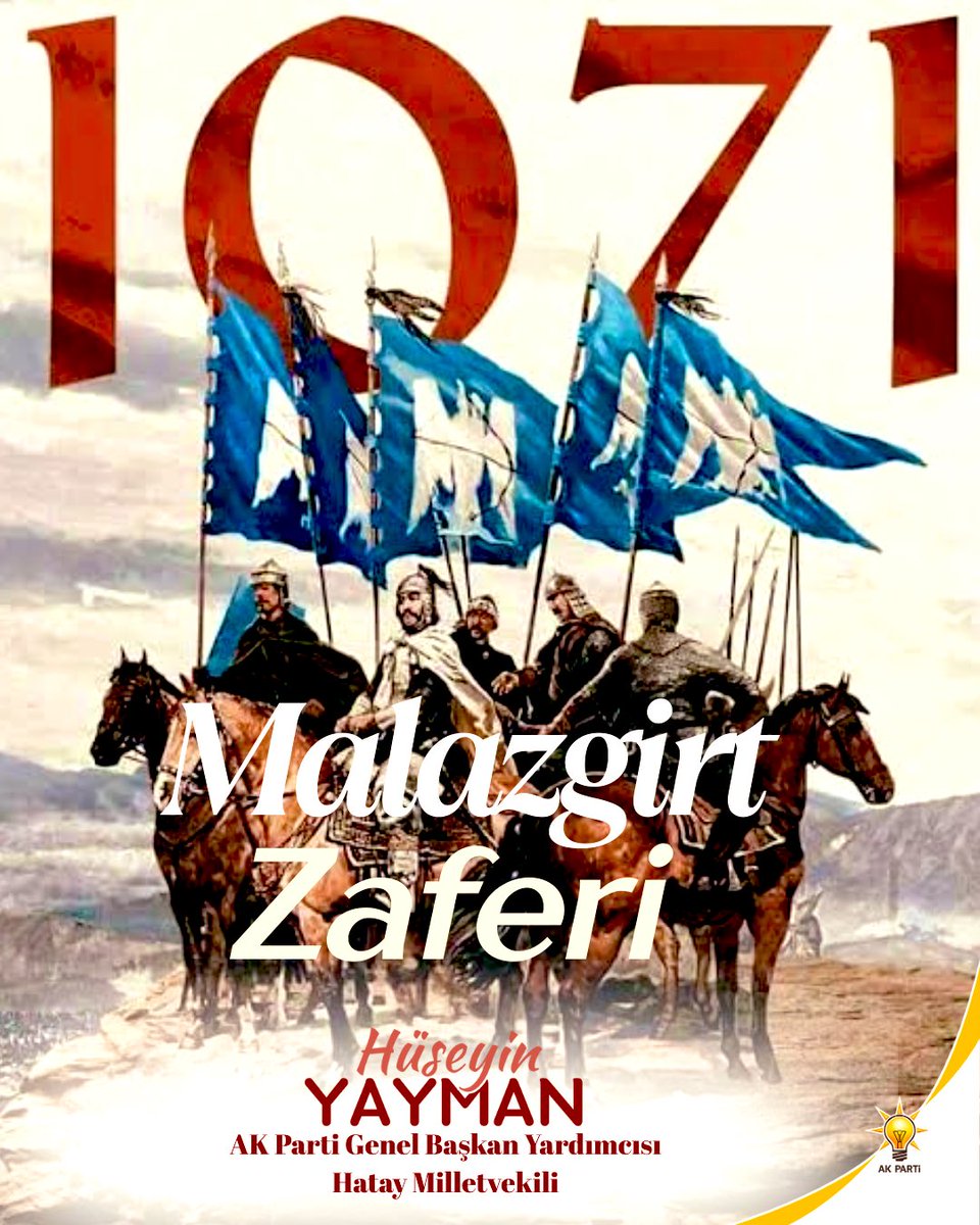 HuseyinYayman's tweet photo. Malazgirt Zaferi’nin 954’üncü yıl dönümünü kutlarken, milletimizin kaderini ve Dünya tarihini değiştiren bu şanlı zaferi bir kez daha gururla yâd ediyoruz.

26 Ağustos 1071’de Sultan Alparslan’ın önderliğinde kazanılan Malazgirt, sadece bir zafer değil, aynı zamanda Büyük Türkiye hikâyemizin başlangıcıdır.

O tarihi günde kahraman ecdadımız Anadolu’nun kapılarını milletimize açarken, aslında sadece bir toprak parçası kazanmadı; medeniyetimizin, inancımızın ve kültürümüzün temelini atarak bu toprakları bizlere sonsuza kadar yurt kıldı. 

Sultan Alparslan’ın cesareti, ordusunun fedakârlığı ve milletimizin inancı sayesinde Anadolu, şanlı tarihimizin ayrılmaz bir parçası, bizler için kutsal bir emanet oldu.

Bugün bizler, Malazgirt ruhunu yaşatmanın sorumluluğu ve bilinciyle hareket ediyoruz. 

O büyük zaferden aldığımız ilhamla Türkiye Yüzyılı’na doğru emin adımlarla yürümek; birlik ve beraberliğimizi muhafaza etmek, devletimizi güçlendirmek, milletimizi çağın gereklerine uygun şekilde daha da ileriye taşımakla mükellefiz.

Malazgirt, bizlere gösteriyor ki; bu topraklarda var olmak ancak güçlü olmakla, kardeşliğimizi korumakla ve geleceğe güvenle bakmakla mümkündür. 

Kahraman Atalarımızın açtığı yol sayesinde bizler, köklü medeniyetimizi daha da yüceltiyor, tarihimize yaraşır bir şekilde geleceğe doğru ilerliyoruz. 

Bin yıl önce buradaydık; 
Sonsuza kadar burada olacağız.

#MalazgirtZaferi 🇹🇷
