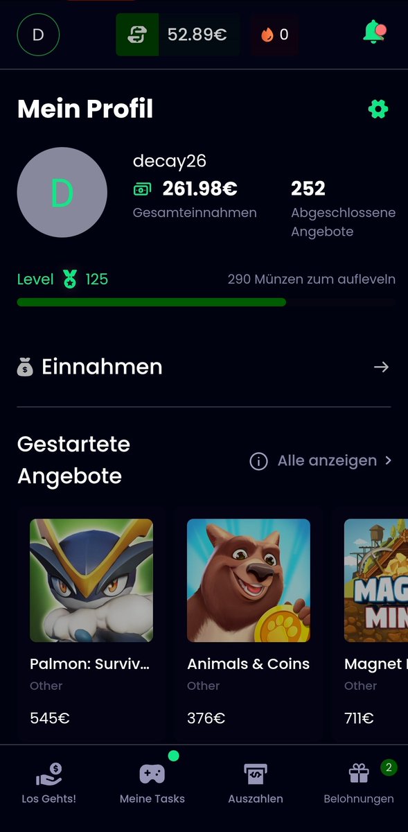 Next 50€ are waiting to cash out through freecash 💸💪

Youre looking for new players in #sorare but you dont want to take your own money? Freecash is your go to side hustle!
Sign up and download your first app and you wiĺl get a sign up bonus from 5$ ✌️

freecash.com/r/C7Z1G