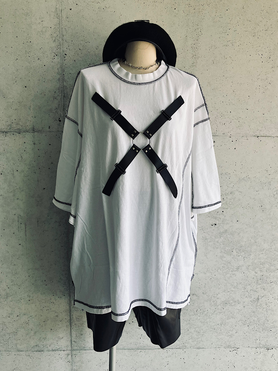HELL CAT PUNKS ストライプ ハーフパンツ 5ea528fd3dcc5839cec68e5e744966