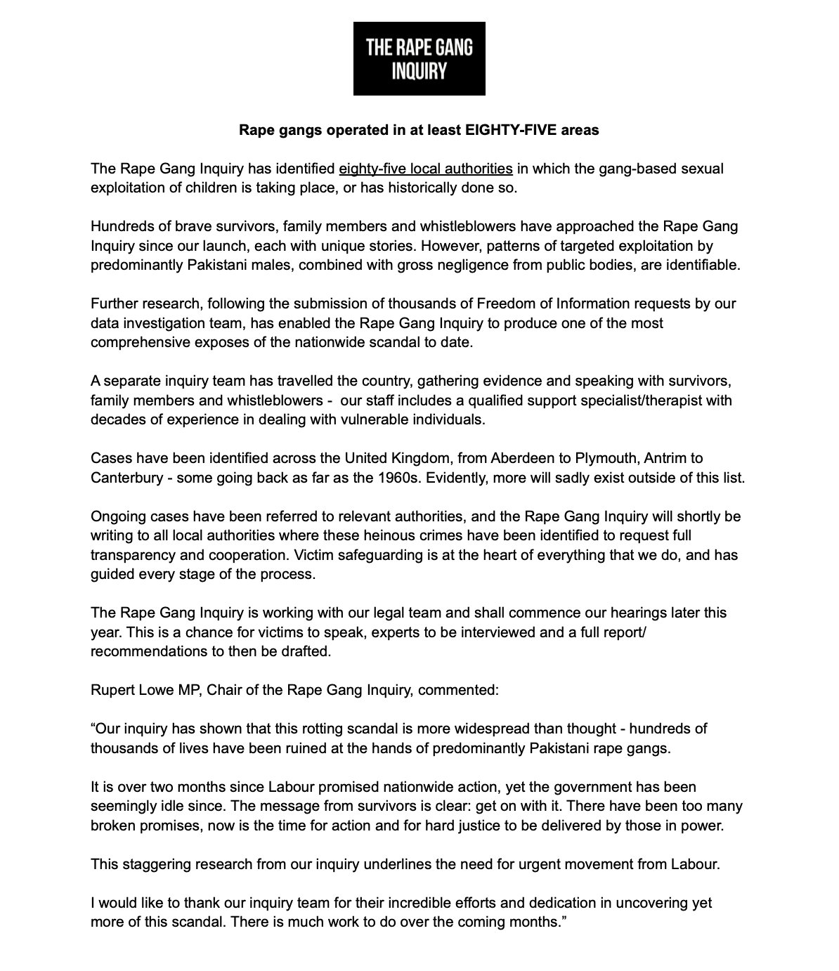 Rupert Lowe MP (@RupertLowe10) on X