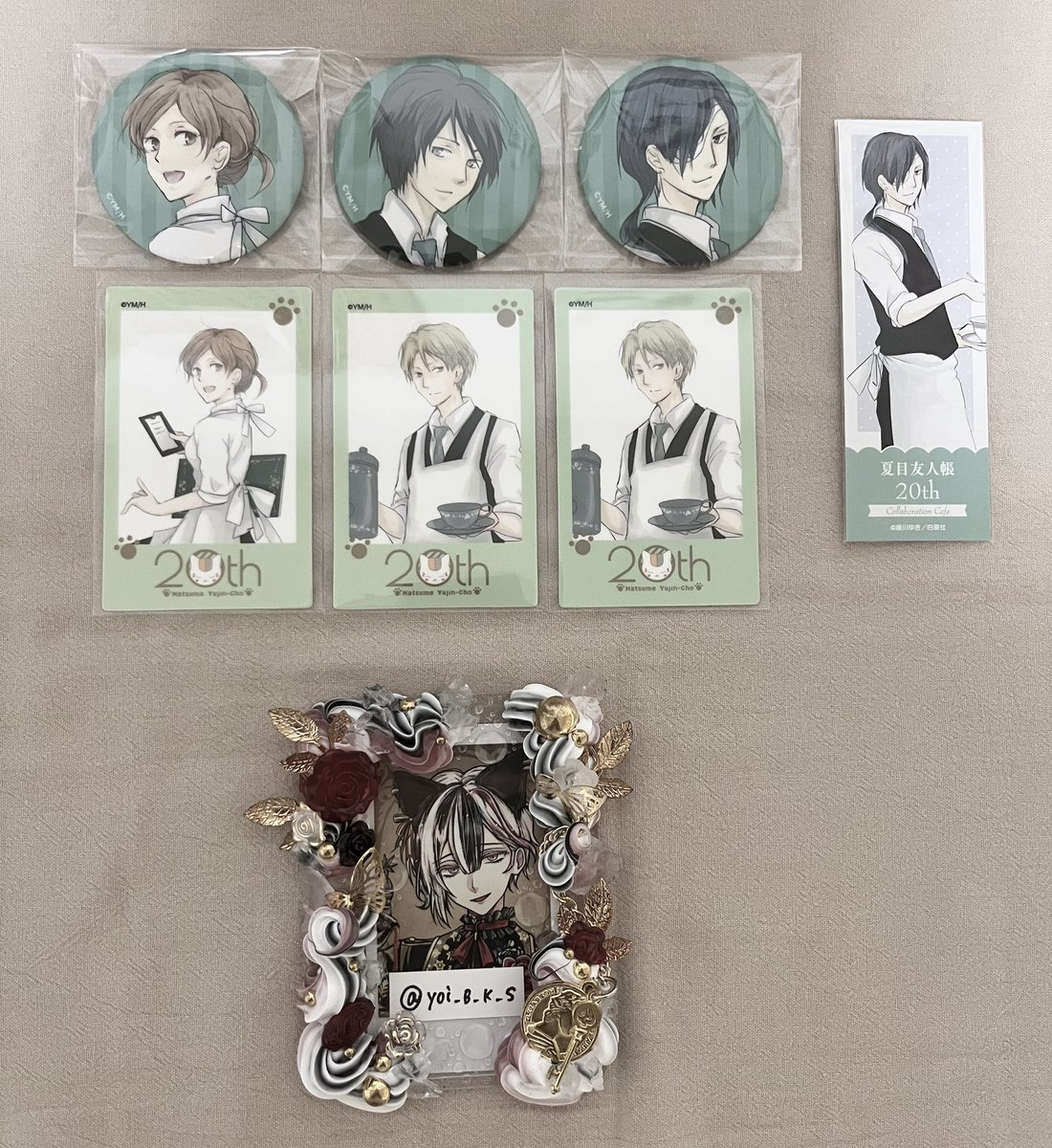 【交換】夏目友人帳 20th コラボレーションカフェ コラボカフェ トレーディング缶バッジ トレーディングミニフォトカード オリジナルしおり 白泉社 My Charaful Cafe POP UP ショップ

譲 : 多軌/田沼/名取/的場

求 : 夏目

大変難しいとは思いますが検索からでもお気軽にお声がけください.ᐟ