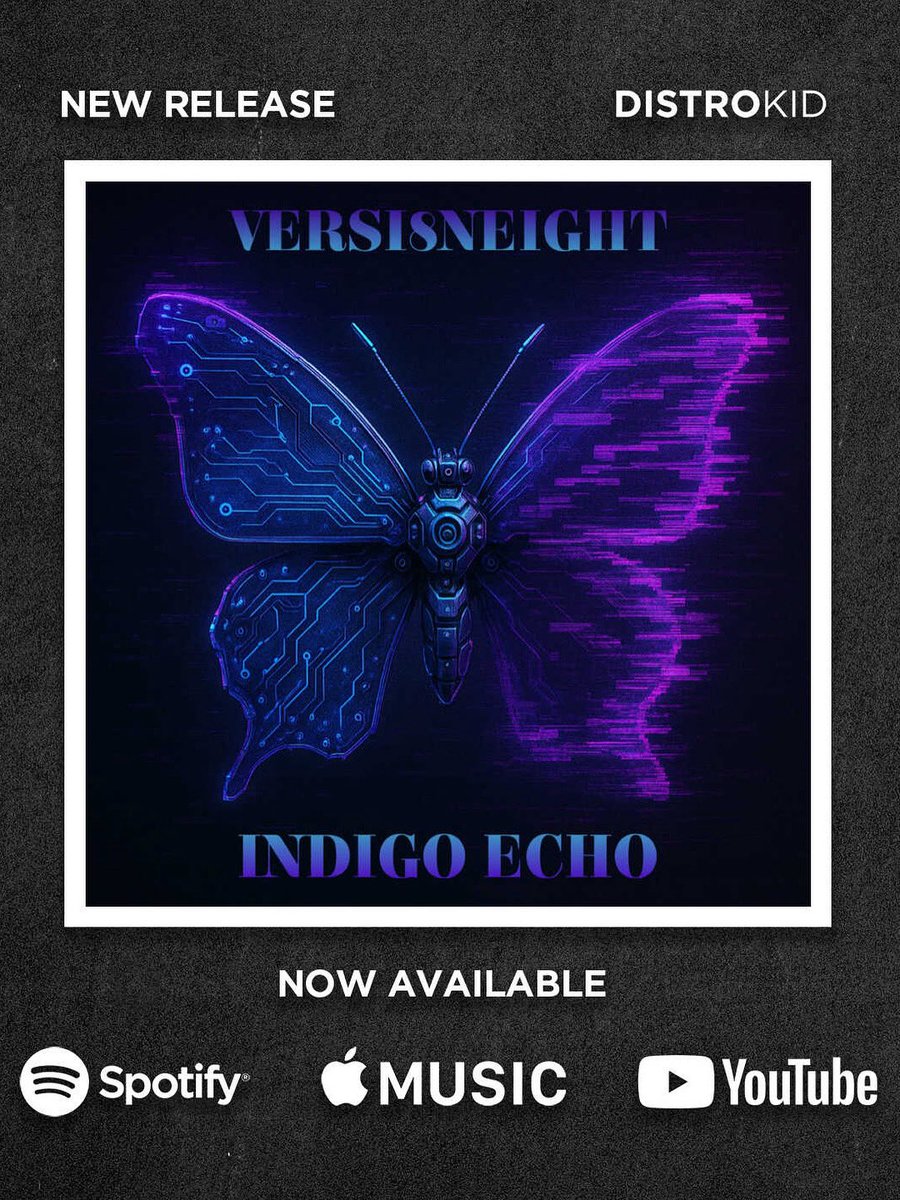 versi8n's tweet photo. We’re still chasing love like fading stars 

indigo echo available now

#music #pop #synthwave https://t.co/SR7d7XUJWc