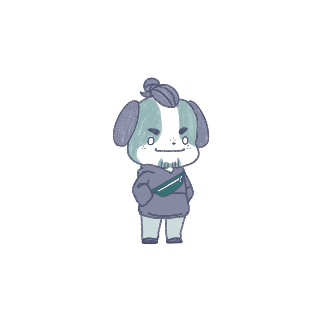 Heyo~
Tryna do some work and got side tracked drawing my colleague as an Animal Crossing (inspired) villager