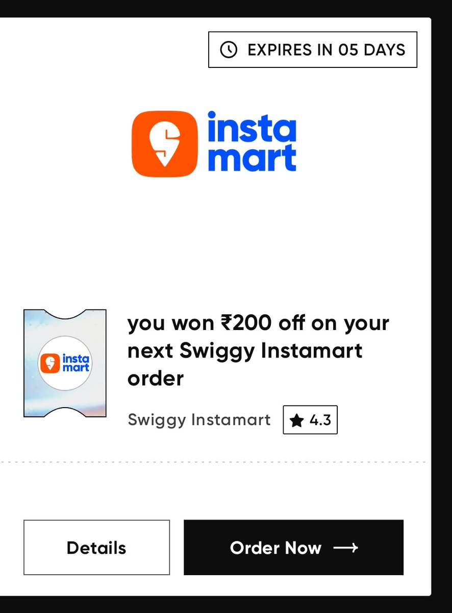 saradagakasepu4's tweet image. Anybody needs this voucher...
Do comment on this post , i will pick one person and i will DM him/her the Details .#instamart
#VoucherGiveaway #RavitejasunkariGiveaway