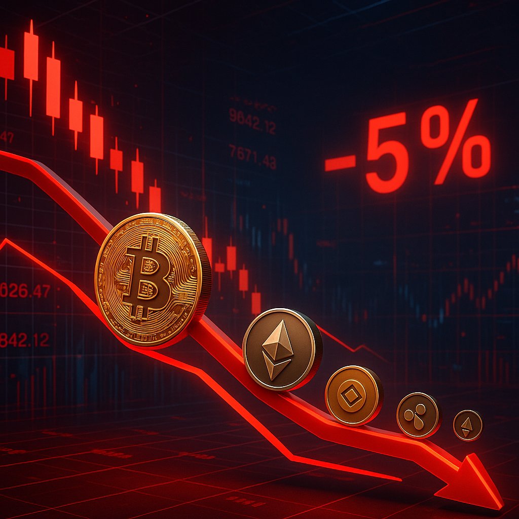 UniverseOfWeb3's tweet image. 𝐑𝐞𝐝 𝐝𝐚𝐲 𝐟𝐨𝐫 𝐜𝐫𝐲𝐩𝐭𝐨🔴 
𝐁𝐢𝐭𝐜𝐨𝐢𝐧 &amp;amp; 𝐄𝐭𝐡𝐞𝐫𝐞𝐮𝐦 lead a 𝟓% market drop. 
Is this a dip or a deeper retreat? 📉

𝐑𝐞𝐚𝐝 𝐡𝐞𝐫𝐞 𝐦𝐨𝐫𝐞: tinyurl.com/bd5zcb3y

#web3universe #csharp #cryptonews #web3 
#blockchain #bitcoin #market #breaking #trending