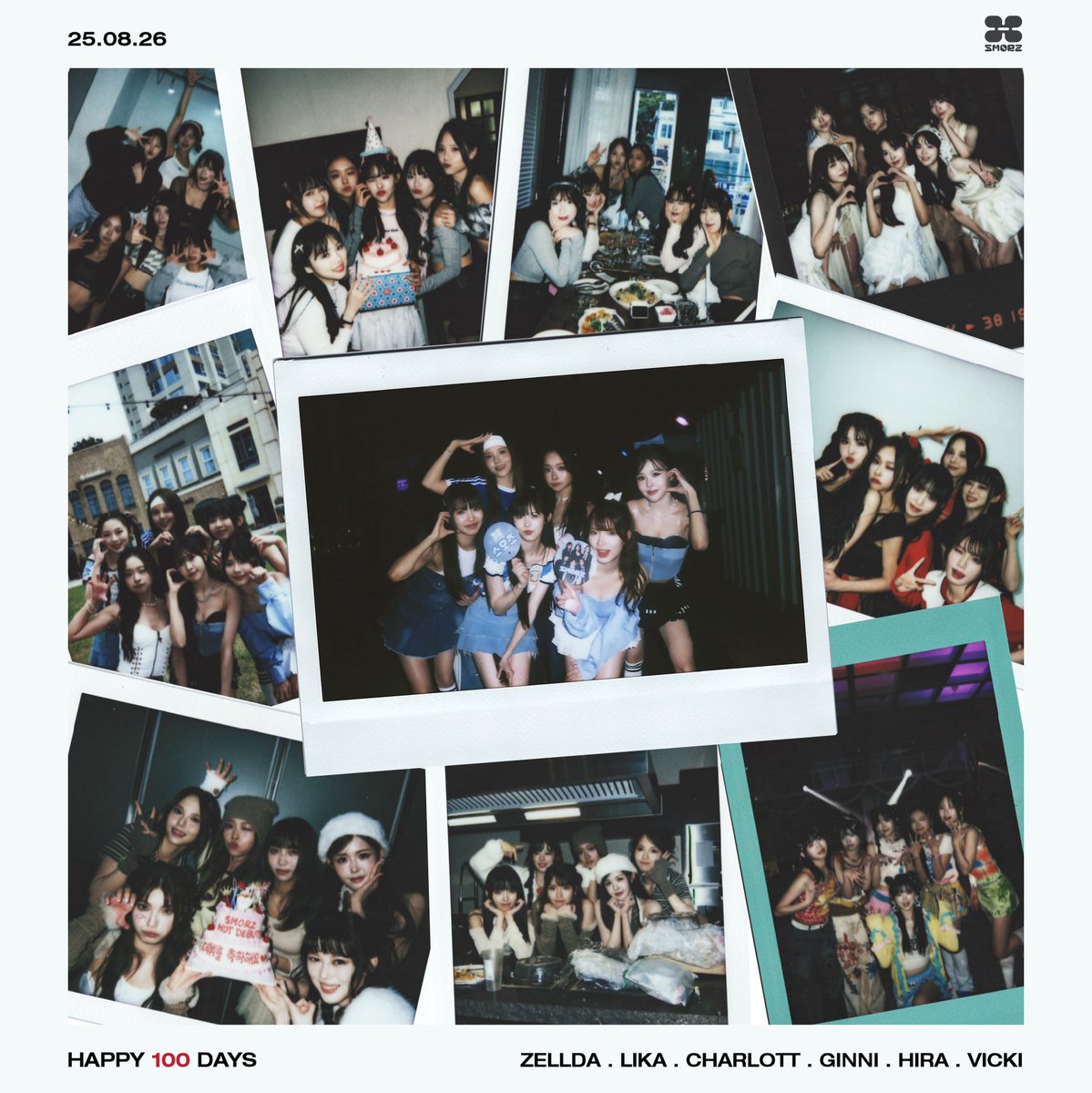 [🎉]  SMORZ, HAPPY 100 DAYS✨

#SMORZ #ALWAYS_SOME_MORE
#SMORZ_100DAYS