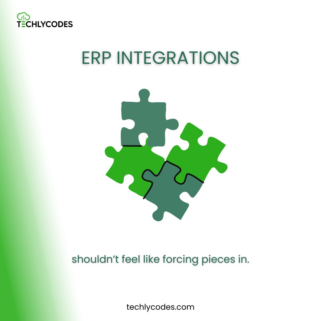 TechlyCodes's tweet image. Is your ERP integration feeling like a puzzle that doesn’t fit?
With TechlyCodes, we simplify ERP integrations so everything works together — effortlessly.
- Hassle-free process
- Seamless connections
- Scalable for your business
#ERP #Integration #CloudERP #NetSuiteConsulting