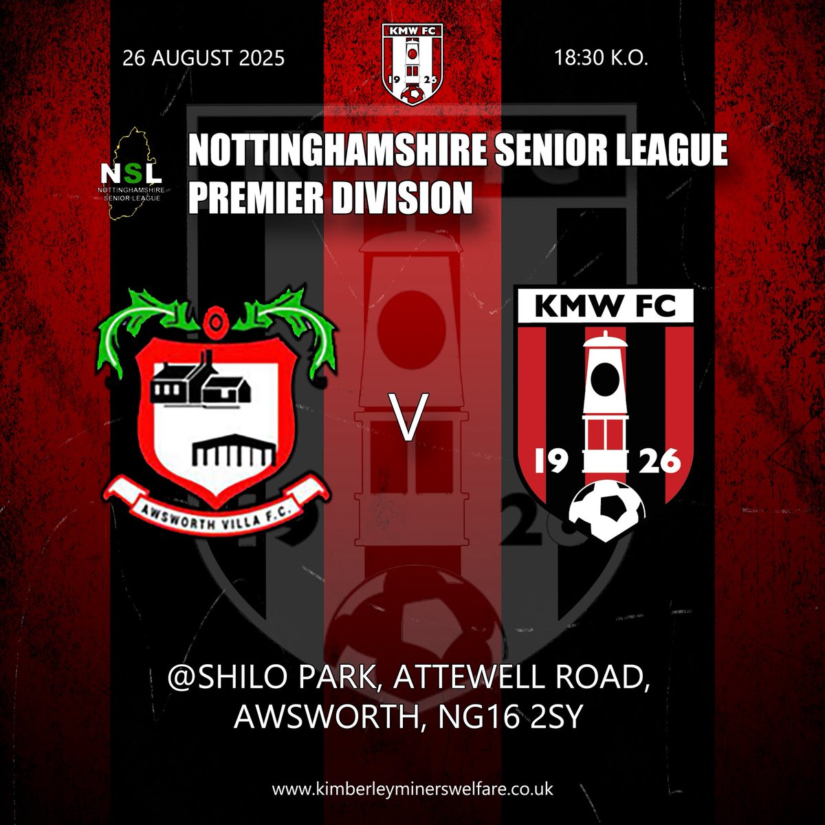 Kimberley MWFC (@kimberleymwfc) on Twitter photo TONIGHT sees the reserves take on their neighbours <a href="/AwsworthVilla/">Awsworth Villa F.C</a> at Shilo Park
Kick off is at 6:30
Preview to follow TONIGHT sees the reserves take on their neighbours <a href="/AwsworthVilla/">Awsworth Villa F.C</a> at Shilo Park
Kick off is at 6:30
Preview to follow